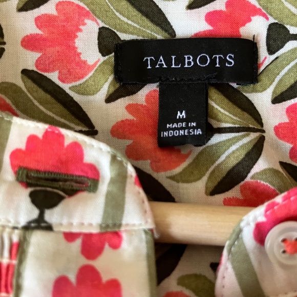 Talbots Womens Cotton Long Sleeve Shirt - Picture 3 of 9